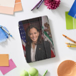 Kamala Harris Candidate for President US 2024 iPad Pro Cover<br><div class="desc">Kamala Harris Candidate for President US 2024, On behalf of the American people, I thank Joe Biden for his extraordinary leadership as President of the United States and for his decades of service to our country. His remarkable legacy of accomplishment is unmatched in modern American history, surpassing the legacy of...</div>