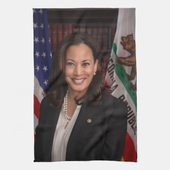 Kamala Harris Candidate for President US 2024 Kitchen Towel (Vertical)
