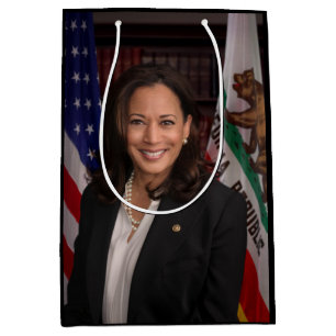 Kamala Harris Candidate for President US 2024 Medium Gift Bag
