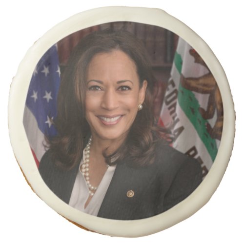 Kamala Harris Candidate for President US 2024 Sugar Cookie