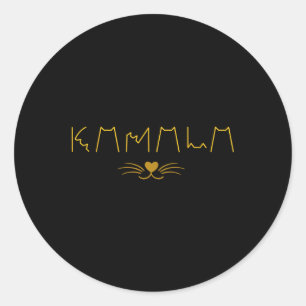 Kamala Harris Cat Ladies And Cat Guy  Classic Round Sticker