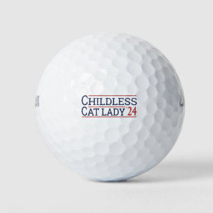 Kamala Harris - Childless Cat Lady 2024 I Golf Balls