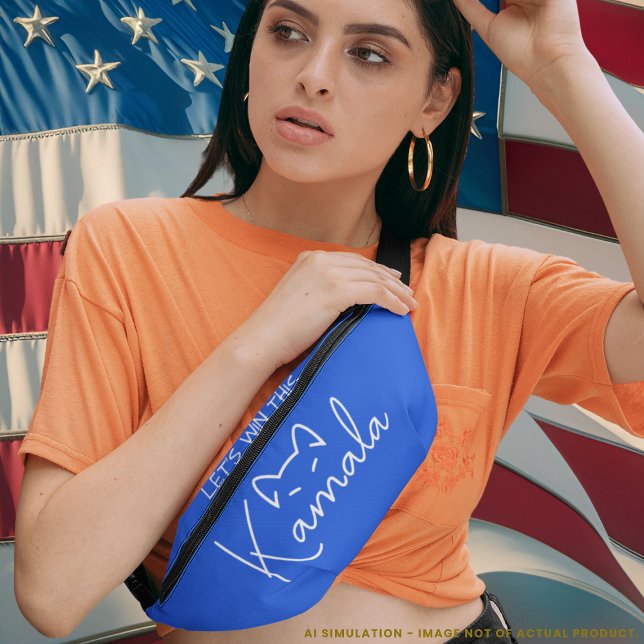 Kamala Harris 'Childless Cat Lady' Let’s Win This. Fanny Pack (Creator Uploaded)