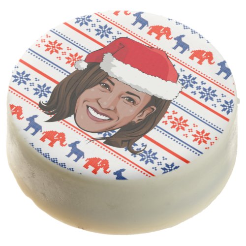 Kamala Harris Christmas Chocolate Covered Oreo