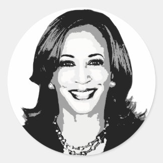 Kamala Harris Classic Round Sticker