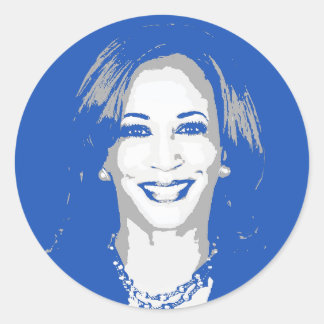 Kamala Harris Classic Round Sticker