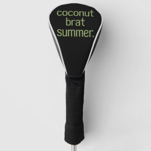 Kamala Harris Coconut Brat Summer 2024 Golf Head Cover