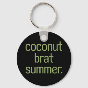 Kamala Harris Coconut Brat Summer 2024 Keychain