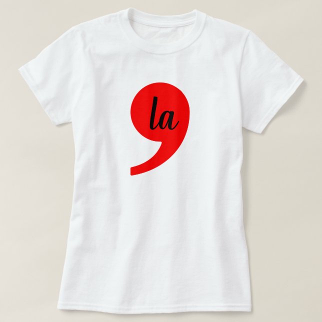 Kamala Harris  Comma La Funny T-Shirt (Design Front)