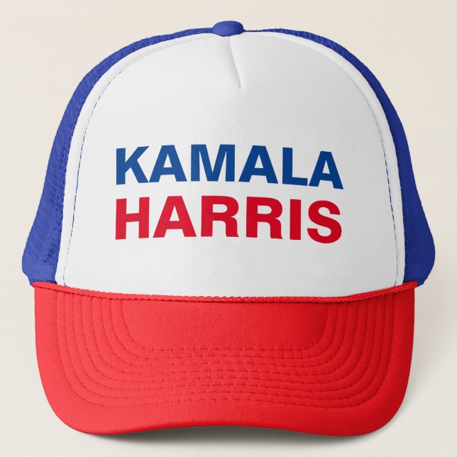 Kamala Harris (CUSTOMIZABLE) Trucker Hat (Front)