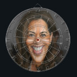 Kamala Harris Dart Board<br><div class="desc">Kamala Harris - Image courtesy of DonkeyHotey athttps://flic.kr/p/EgDZ36 under a Creative Commons License .  Use of this image does not imply endorsement by the original artist.</div>