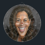 Kamala Harris Dart Board<br><div class="desc">Kamala Harris - Image courtesy of DonkeyHotey athttps://flic.kr/p/EgDZ36 under a Creative Commons License .  Use of this image does not imply endorsement by the original artist.</div>