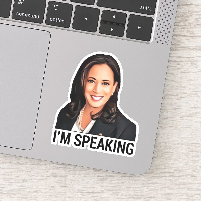 Kamala Harris Debate I’m Speaking Sticker (Detail)