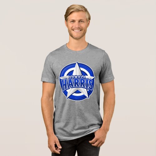 Kamala Harris Defender of Democracy Tri_Blend Shirt