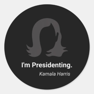 Kamala Harris Design Classic Round Sticker