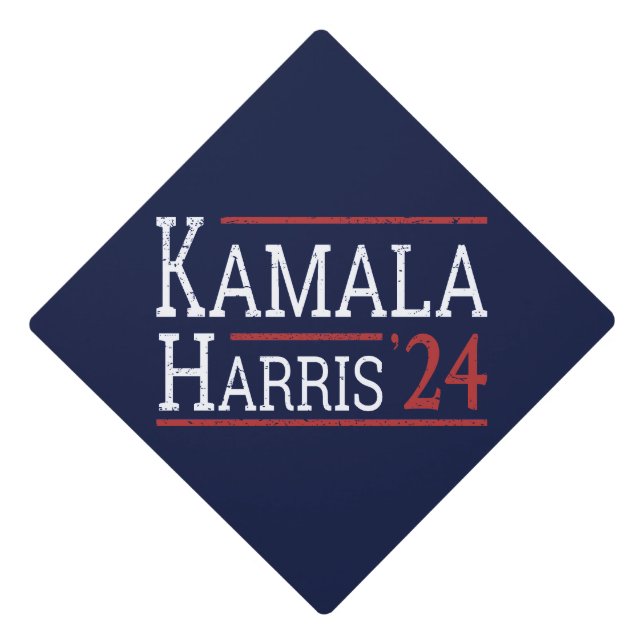 Kamala Harris Election 2024 I Graduation Cap Topper (Front)
