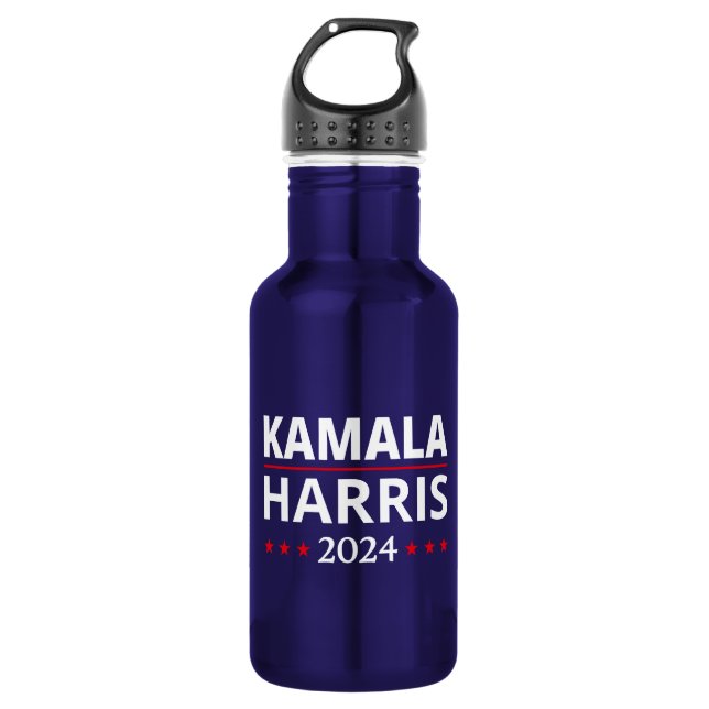 Kamala Harris Election 2024 III Stainless Steel Water Bottle (Front)