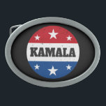 Kamala Harris Election 2024 V Belt Buckle<br><div class="desc">Vintage design with retro effect, perfect for anyone who hates Donald Trump, is a democrat, liberal, or voted for Joe Biden in the 2020 presidential election, and is pro-Harris for the 2024 election! 'Kamala Harris 24' pro-Kamala Harris art for any democrat looking to make a statement and support Kamala Harris...</div>