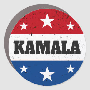 Kamala Harris Election 2024 V Car Magnet