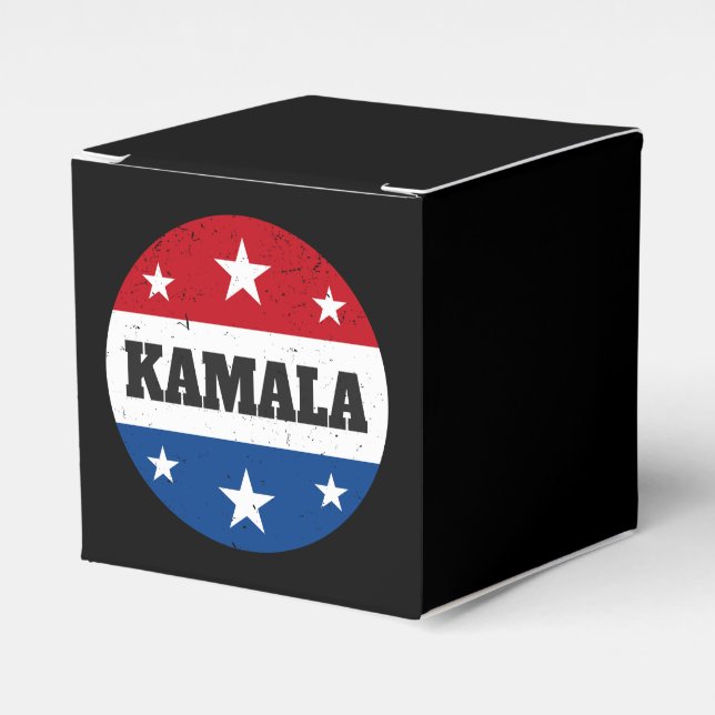 Kamala Harris Election 2024 V Favor Boxes (Front Side)