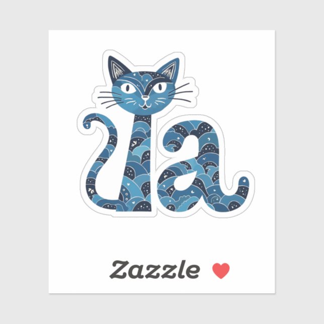 Kamala Harris election childless cat lady Sticker (Sheet)