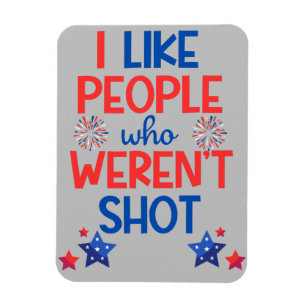 Kamala Harris Election Funny Anti-Trump Red & Blue Magnet