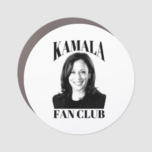 Kamala Harris Fan Club Car Magnet