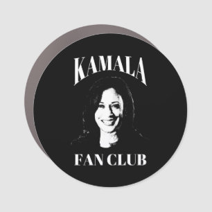 Kamala Harris Fan Club Car Magnet