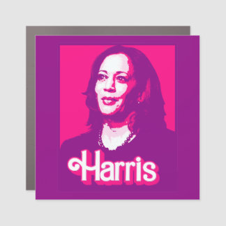 Kamala Harris Fan Pink Car Magnet