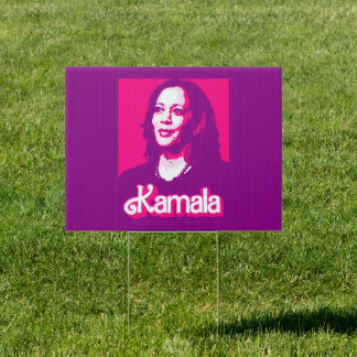 Kamala Harris Fan Pink Sign