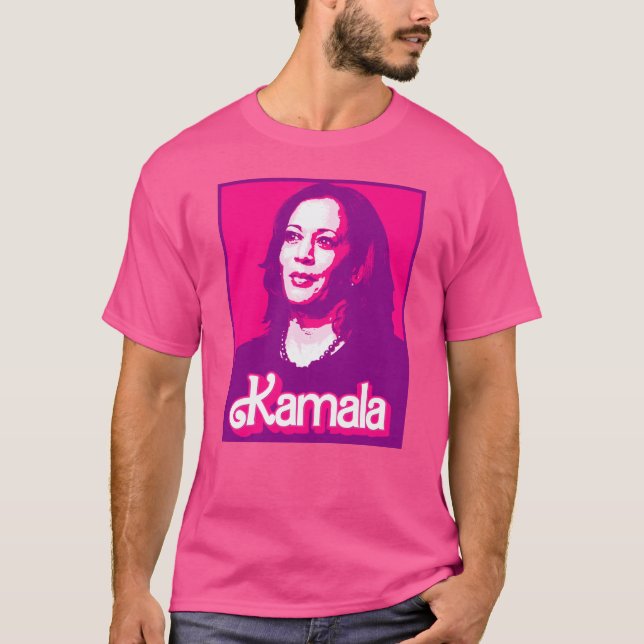 Kamala Harris Fan Pink T-Shirt (Front)