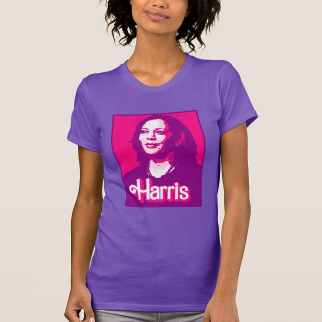 Kamala Harris Fan Pink T-Shirt (Front)