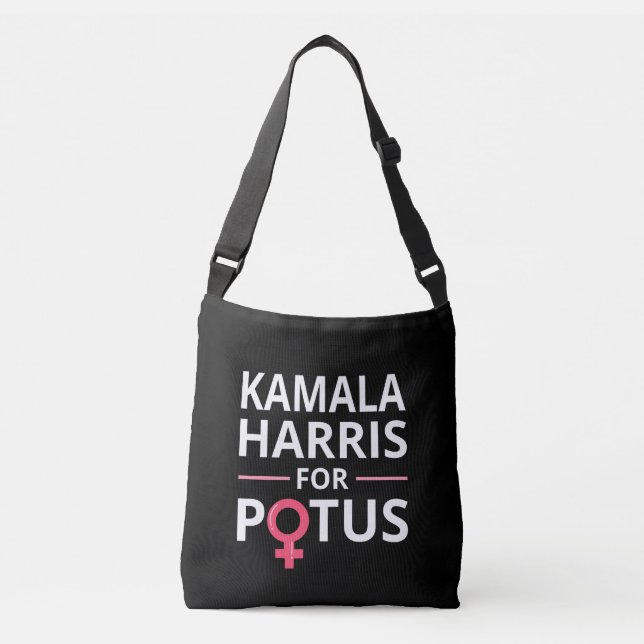 Kamala Harris For POTUS I Crossbody Bag (Front)