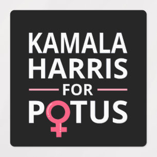 Kamala Harris For POTUS I Labels
