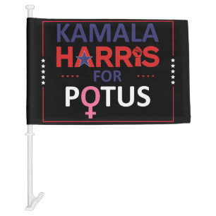 Kamala Harris For POTUS   Kamala Harris 2024  Car Flag