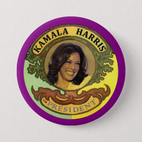 Kamala Harris for President 2016 Button