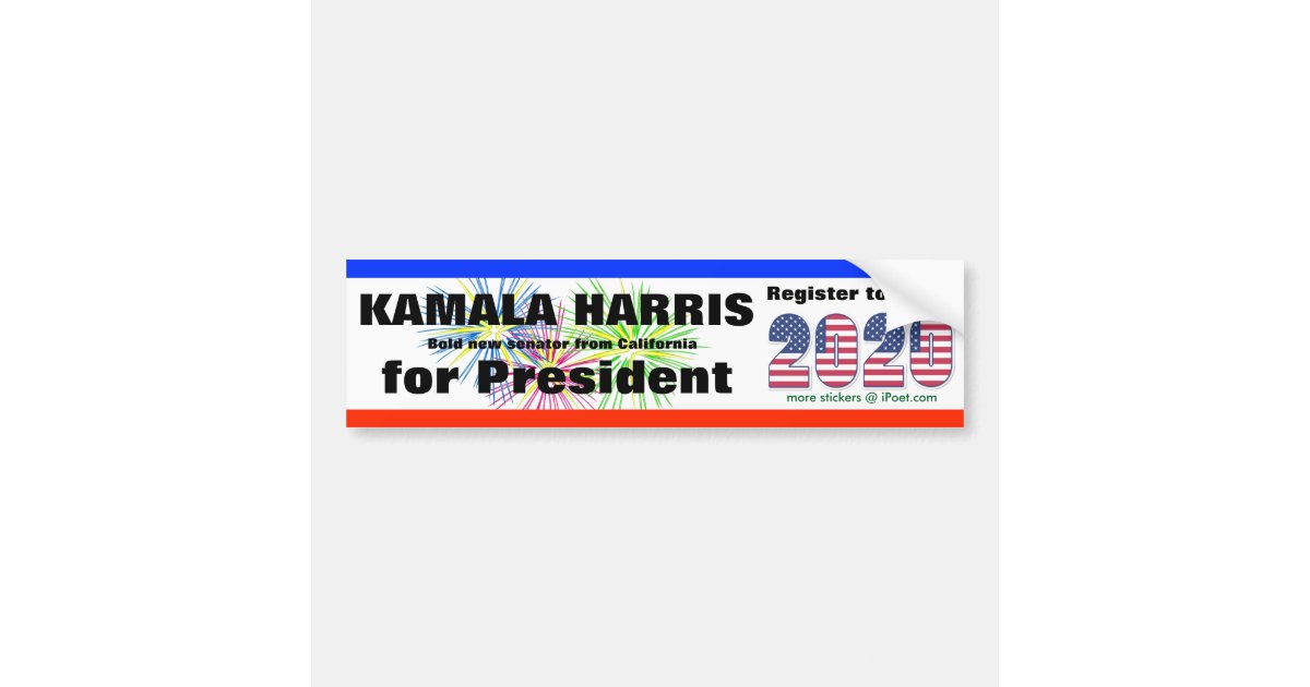 NOT MY PRESIDENT Anti Trump Bumper Sticker – Pro Kamala Harris
