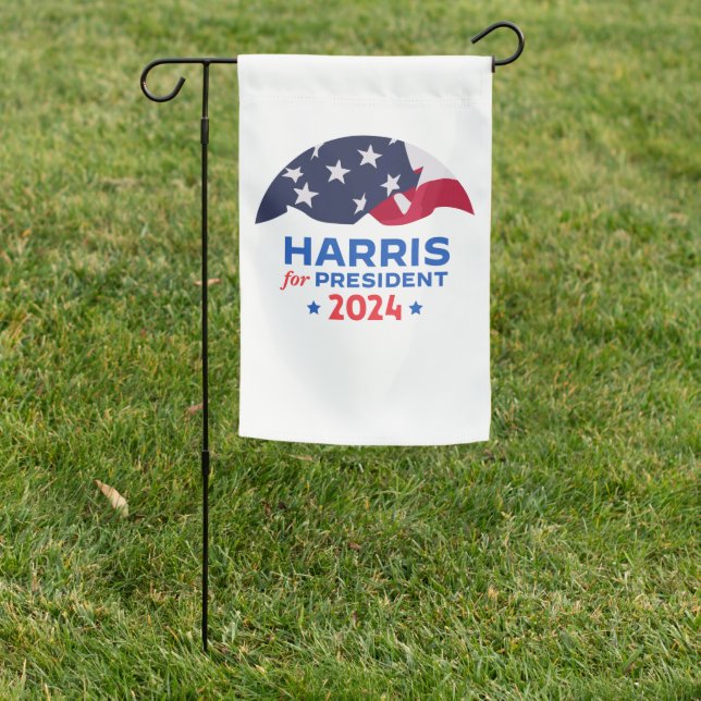Kamala Harris For President 2024 American Flag (In SItu)
