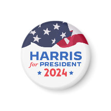Kamala Harris For President 2024 American Flag