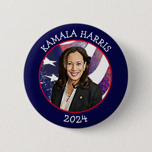 Kamala Harris for President 2024 Button