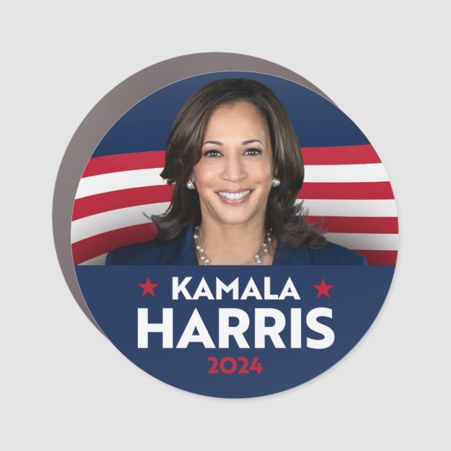 Kamala Harris for President 2024 Car Magnet (Front)