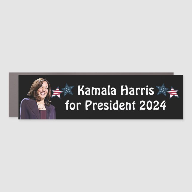 Kamala Harris for President 2024 Car Magnet (Front)