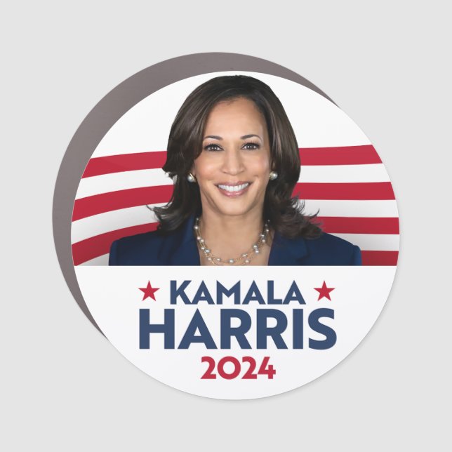 Kamala Harris for President 2024 Car Magnet (Front)