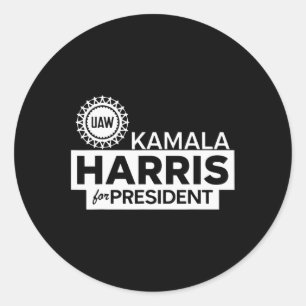 Kamala Harris For President 2024 Classic Round Sticker
