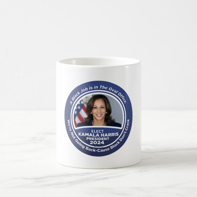 Kamala Harris for President 2024 Coffee Mug (Center)