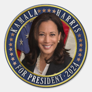 Kamala Harris for President 2024 Democrat Photo Sign