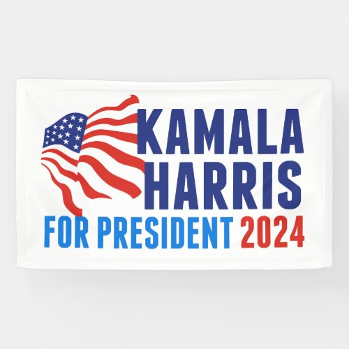 Kamala Harris for President 2024 Election Banner