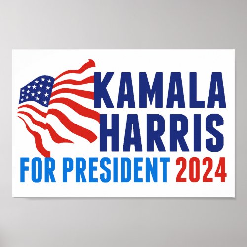 Kamala Harris for President 2024 Election Poster