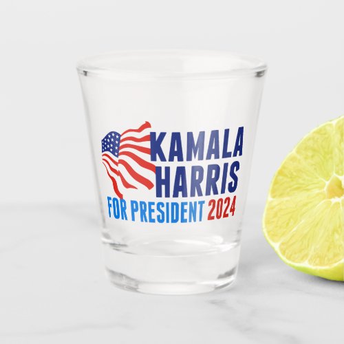 Kamala Harris for President 2024 Election Shot Glass