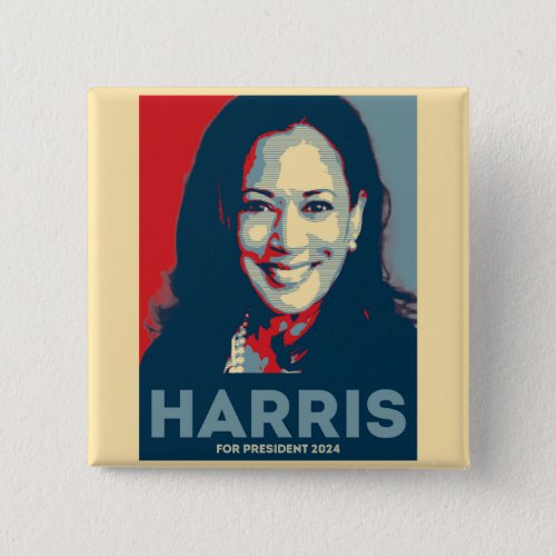 Kamala Harris For President 2024 _ Hope Button